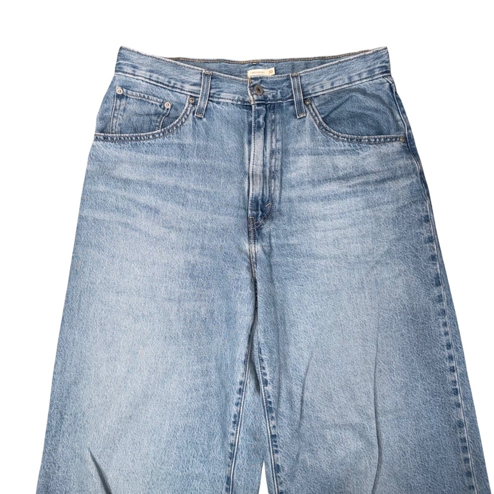 Levi's Cinch Baggy Jeans Womens 30 Light Wash Blue Excellent Wide Leg Denim - Picture 2 of 5